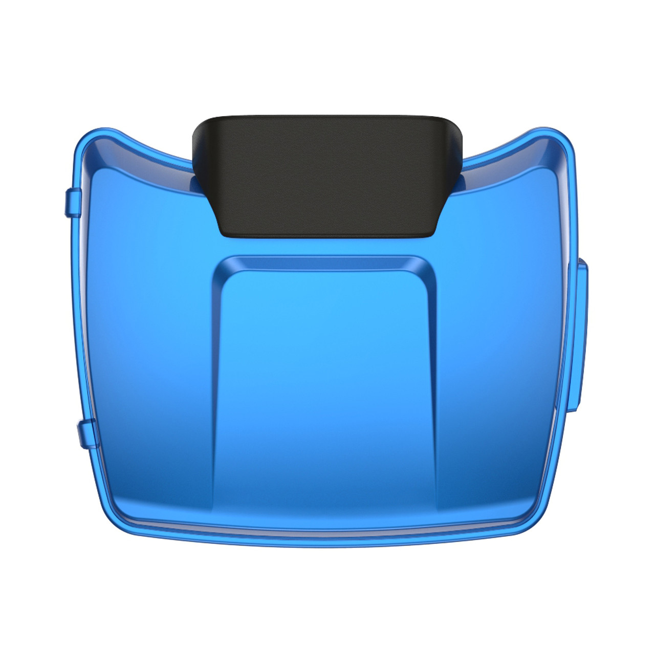 Electric Blue Chopped Tour Pack Pad Luggage Trunk For '97-'23 Harley Touring