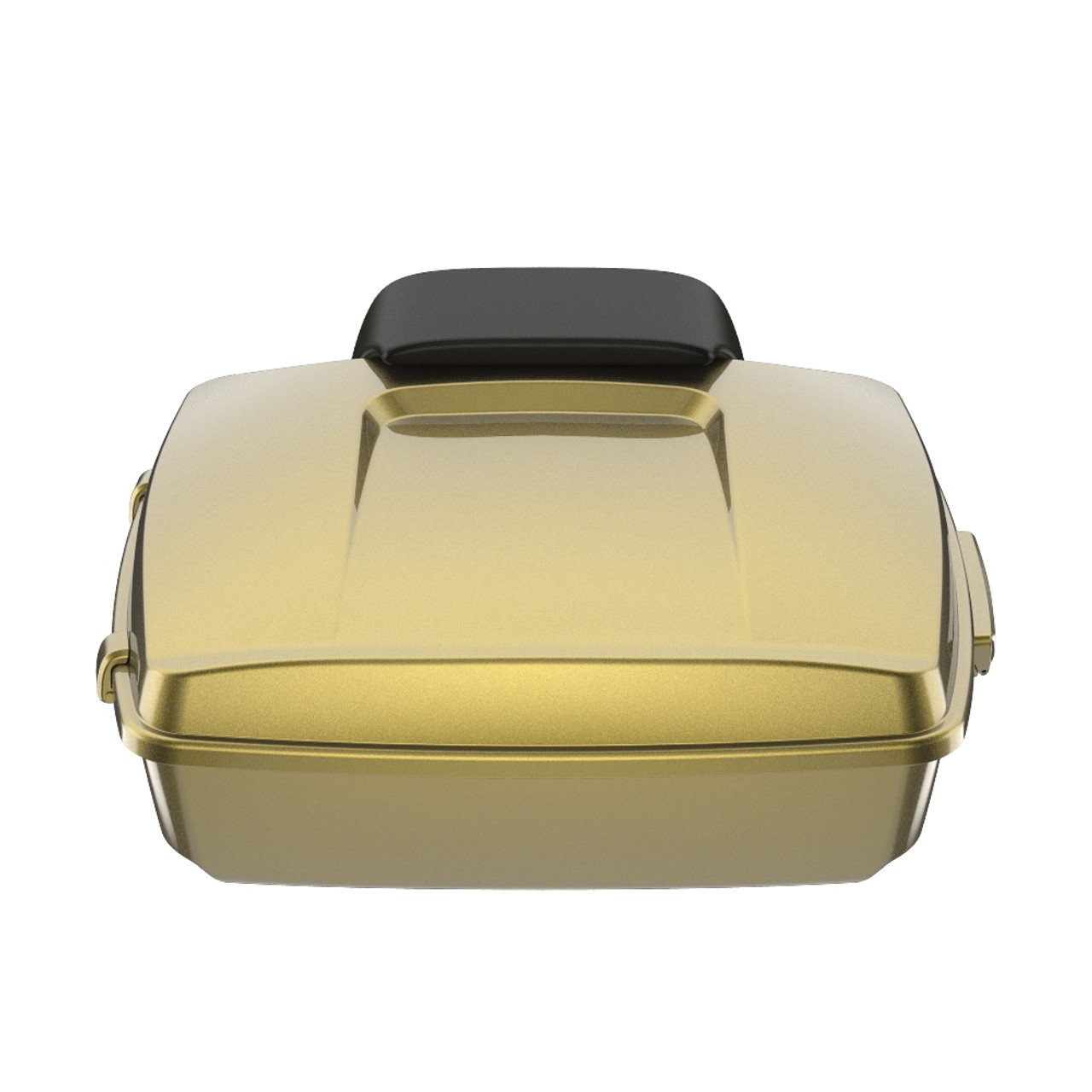 Olive Gold Chopped Tour Pack Pad Luggage Trunk For '97-'23 Harley Touring