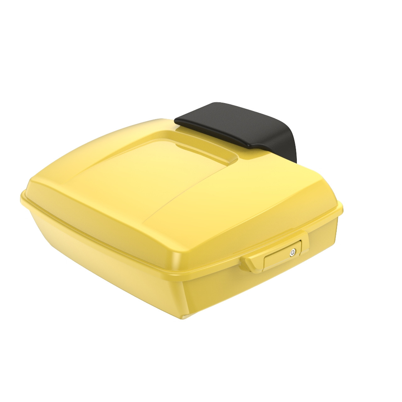Prospect Gold Chopped Tour Pack Pad Luggage Trunk For '97-'23 Harley Touring