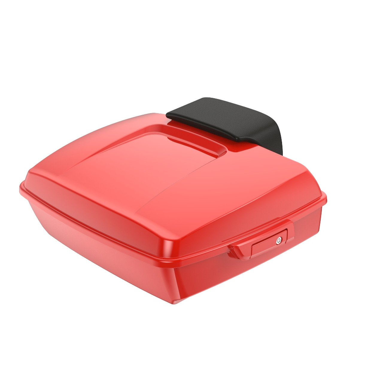 Performance Orange Chopped Tour Pack Pad Luggage Trunk For '97-'23 Harley Touring