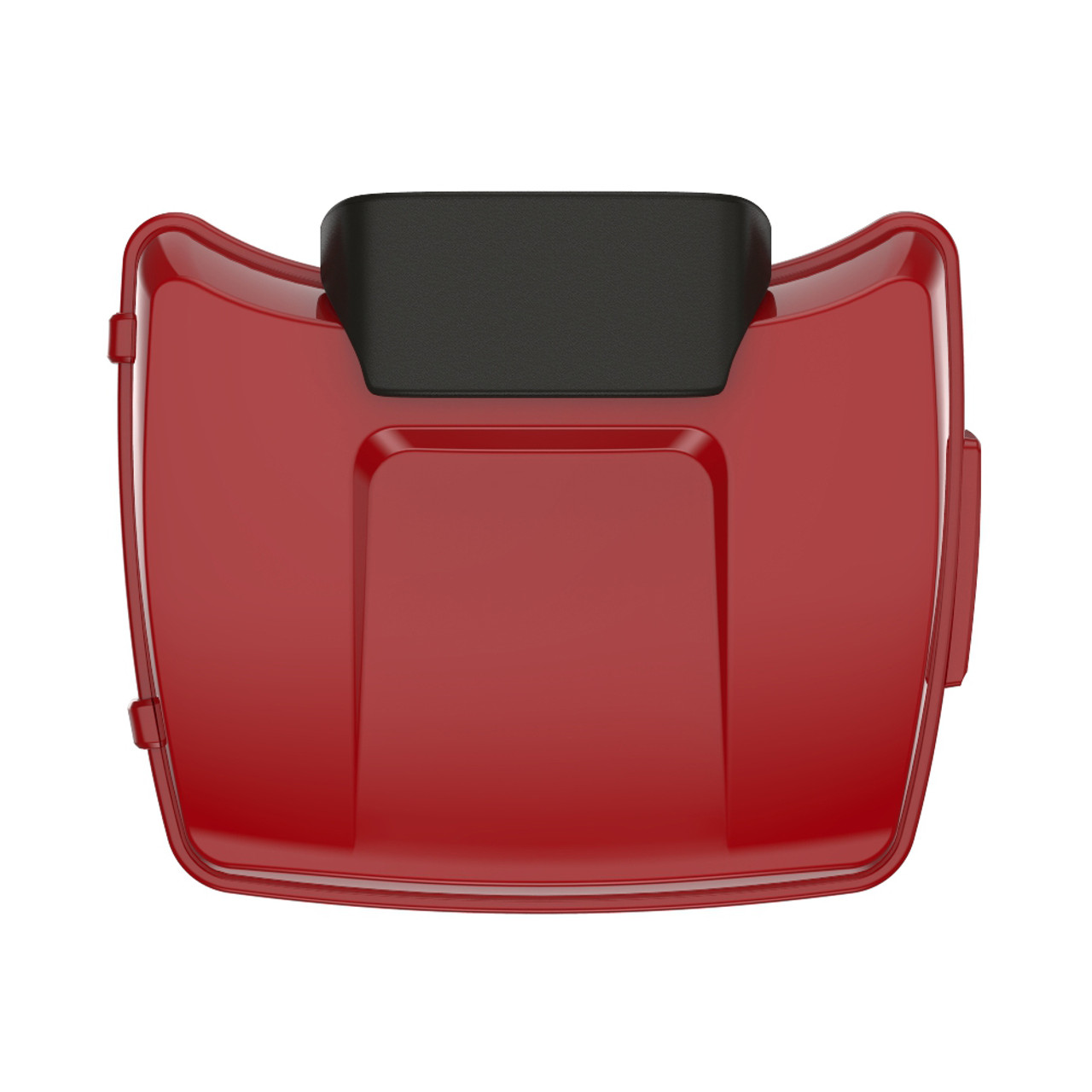 Redline Red Chopped Tour Pack Pad Luggage Trunk For '97-'23 Harley Touring