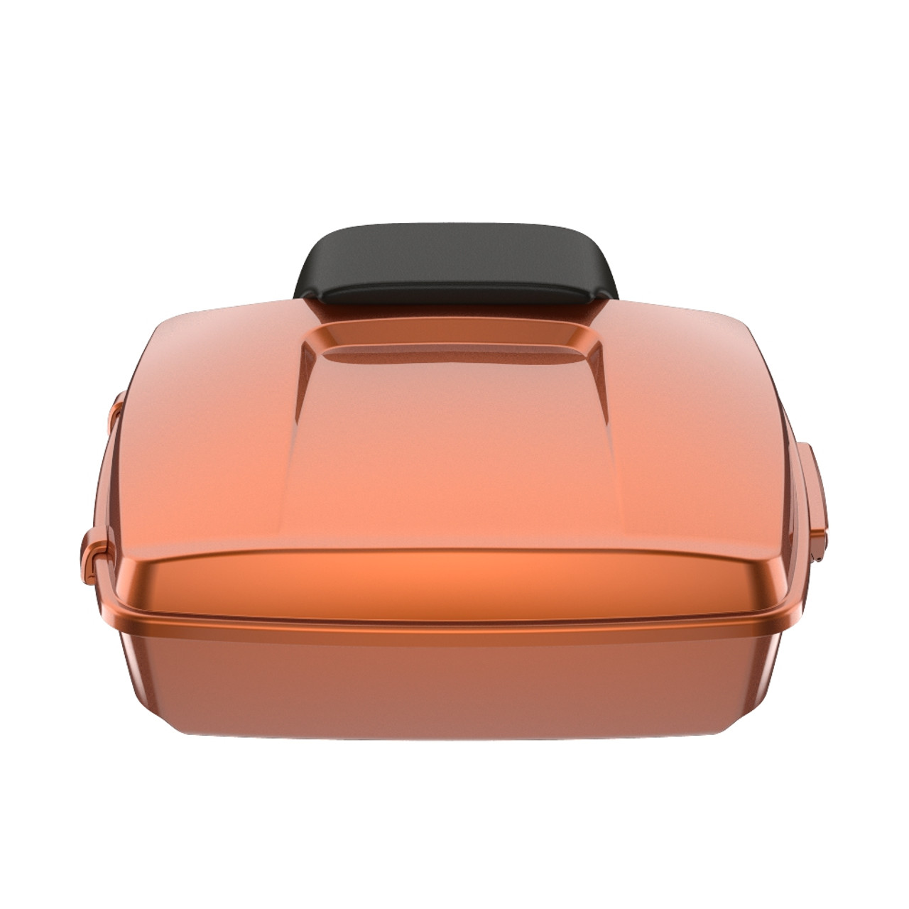 Scorched Orange Chopped Tour Pack Pad Luggage Trunk For '97-'23 Harley Touring