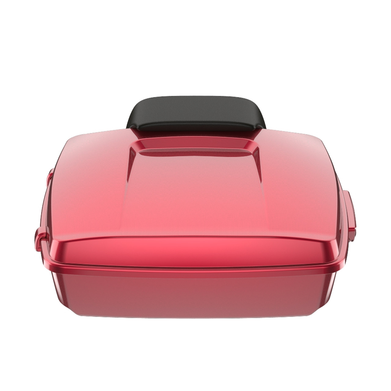 Velocity Red Sunglo Chopped Tour Pack Pad Luggage Trunk For '97-'23 Harley Touring
