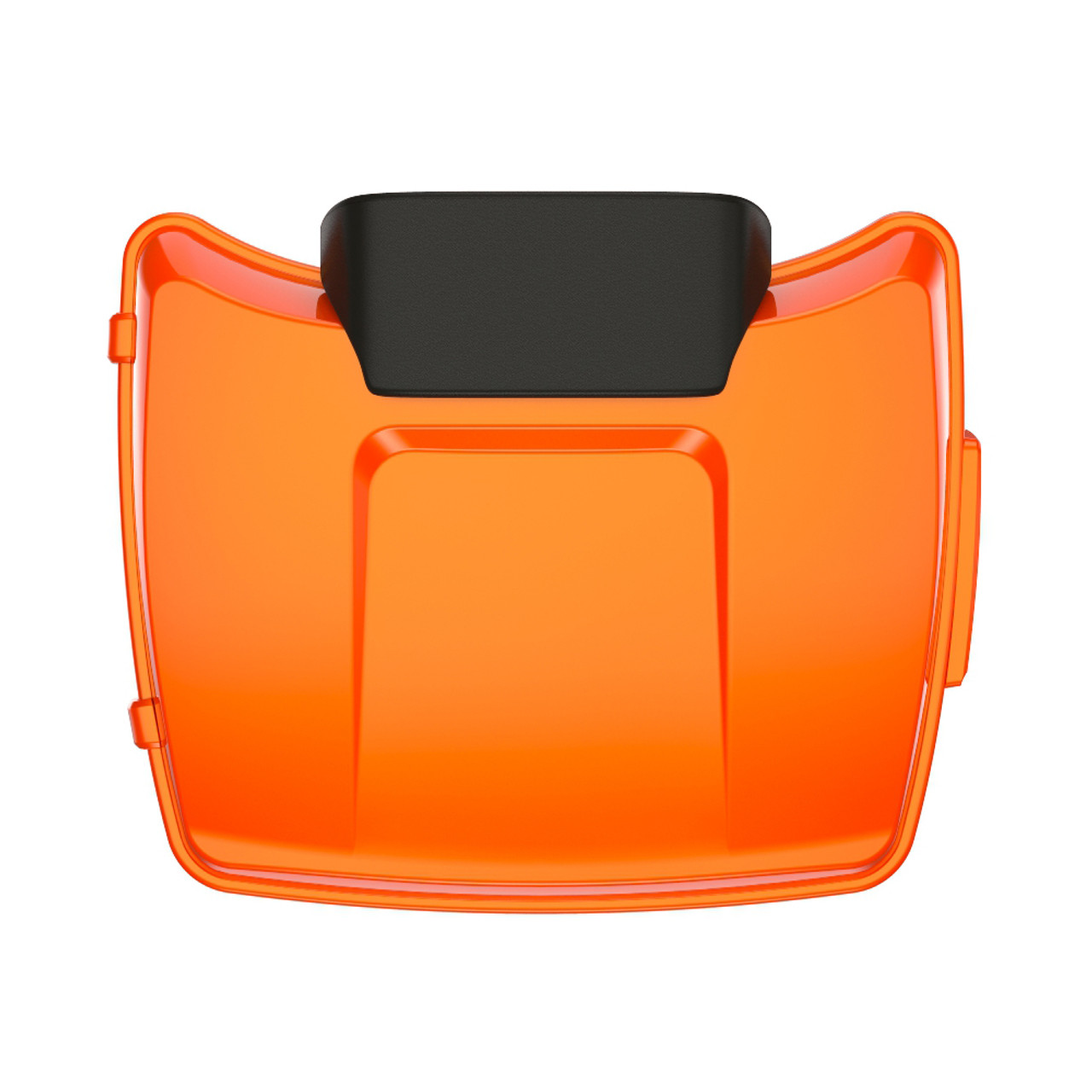 Wicked Orange Pearl Chopped Tour Pack Pad Luggage Trunk For '97-'23 Harley Touring