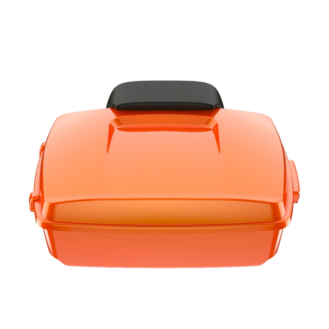 Wicked Orange Pearl Chopped Tour Pack Pad Luggage Trunk For '97-'23 Harley Touring