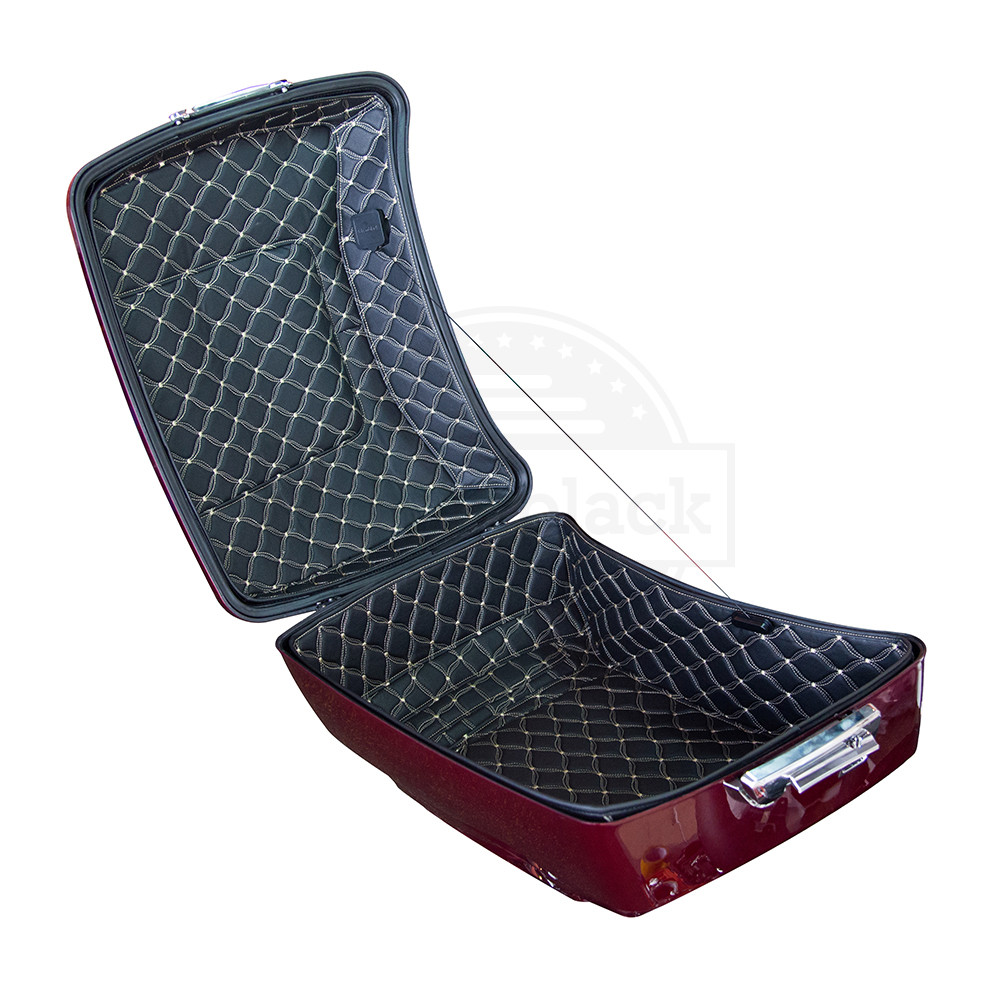 Advanblack Custom Beige Stitching liner for Advanblack Chopped size Tour Pack