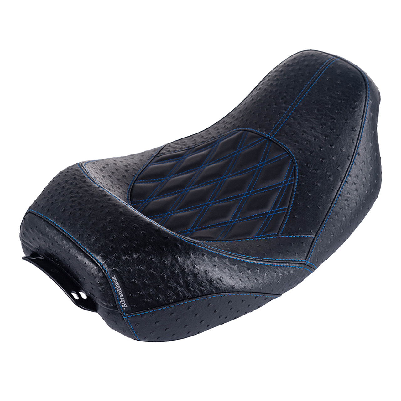 Advanblack  Quest Low Profile Custom Stitiching Rider Seat for 2009-Up Harley Touring