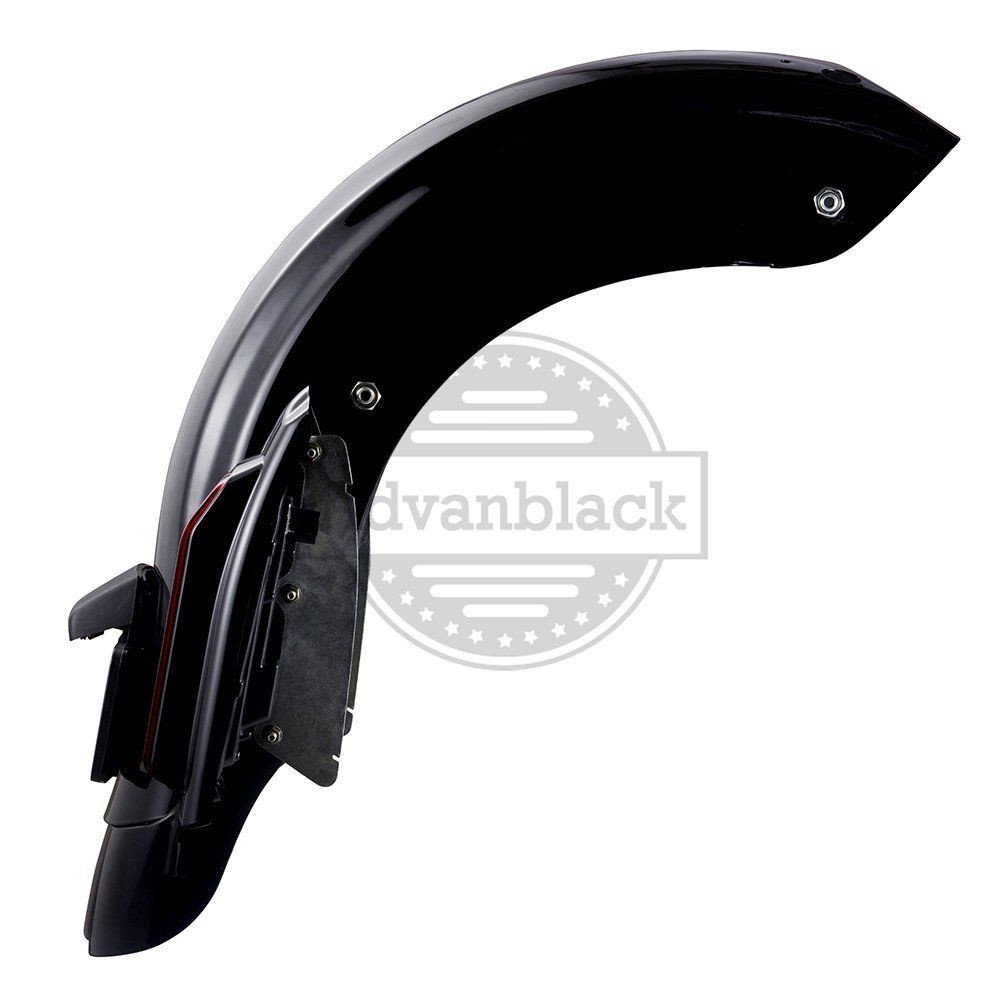 AdvanBlack Unpainted CVO Style Rear Fender System For 2014+ Harley Davidson Touring Models