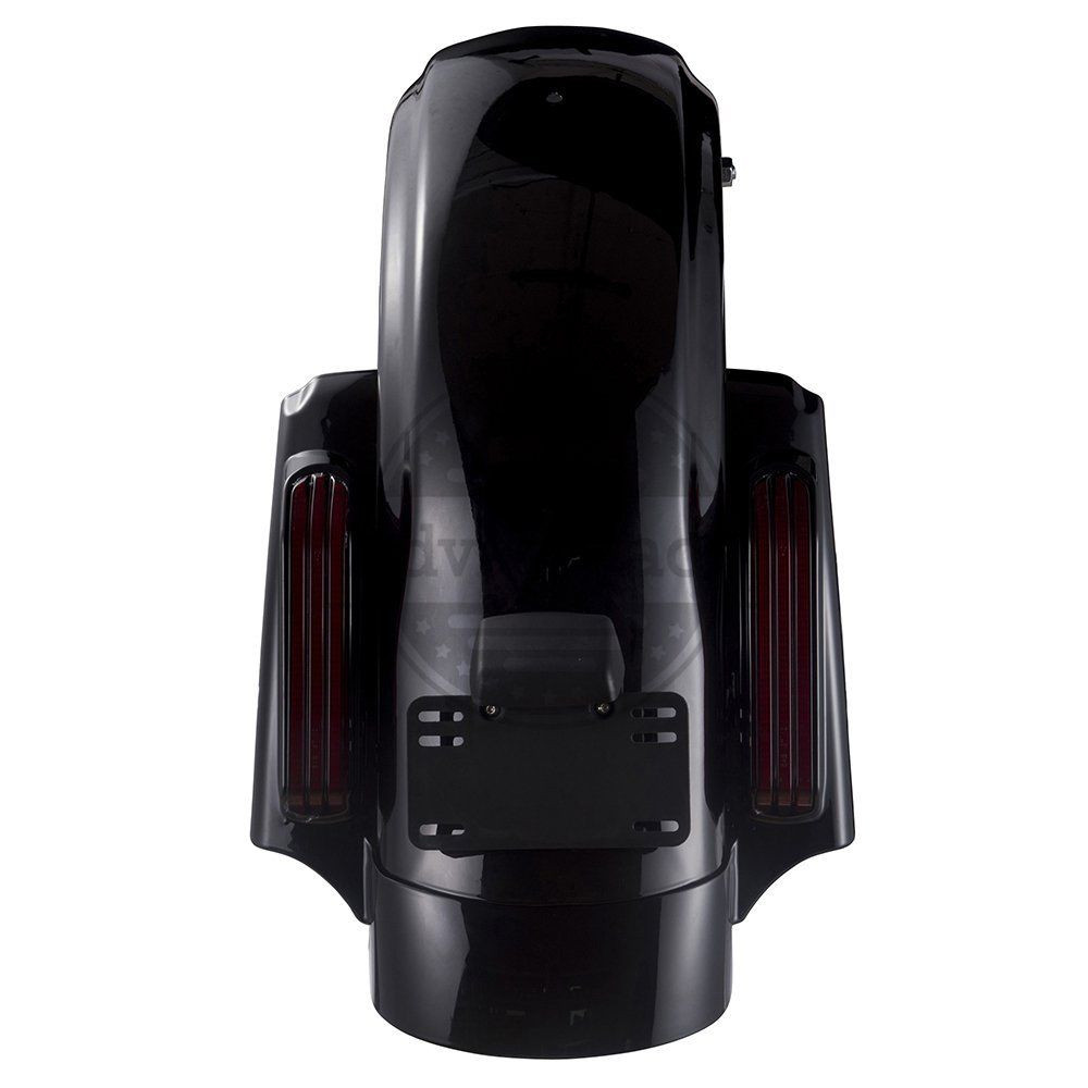 AdvanBlack Unpainted CVO Style Rear Fender System For 2014+ Harley Davidson Touring Models