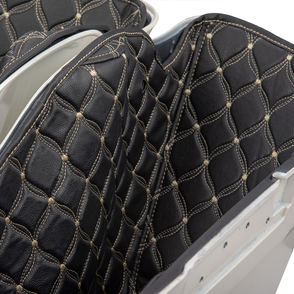Custom Stitching Liner Kit Fit for 2014+ OEM Tapered Stretched Saddlebag Bottoms