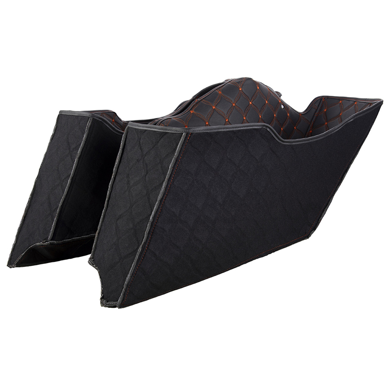 Custom Orange Stitching Liner Kit Fit for OEM Tapered Bags Bottoms