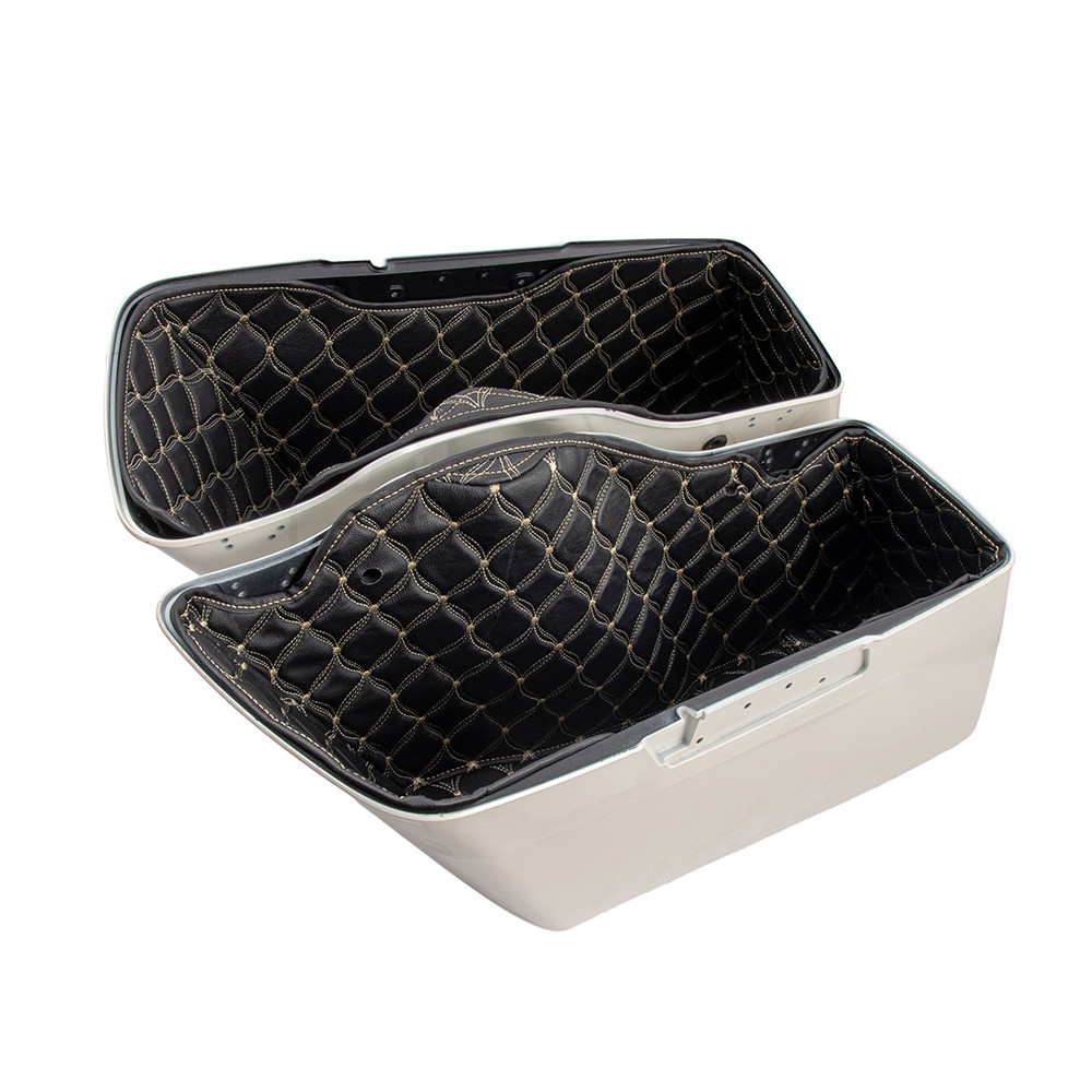 Beige Stitching Liner Kit Fit for OEM Tapered Bags Bottoms