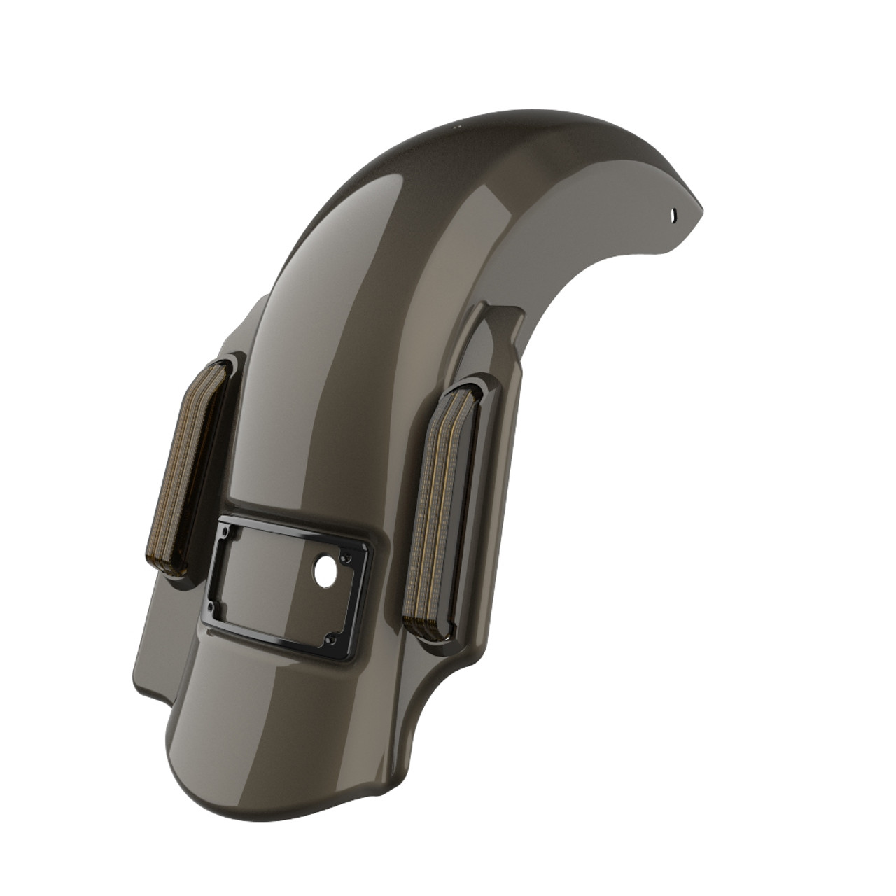 Advanblack Bronze Armor Single Cutout Dominator Stretched Rear Fender For 2014+ Harley Davidson Touring Models