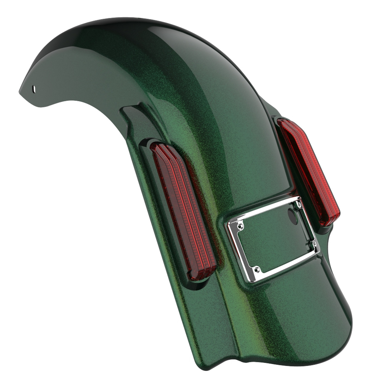 Advanblack Color Matched Dominator Stretched Rear Fender For 2014+ Harley Davidson Touring Models-Hard Candy Chameleon