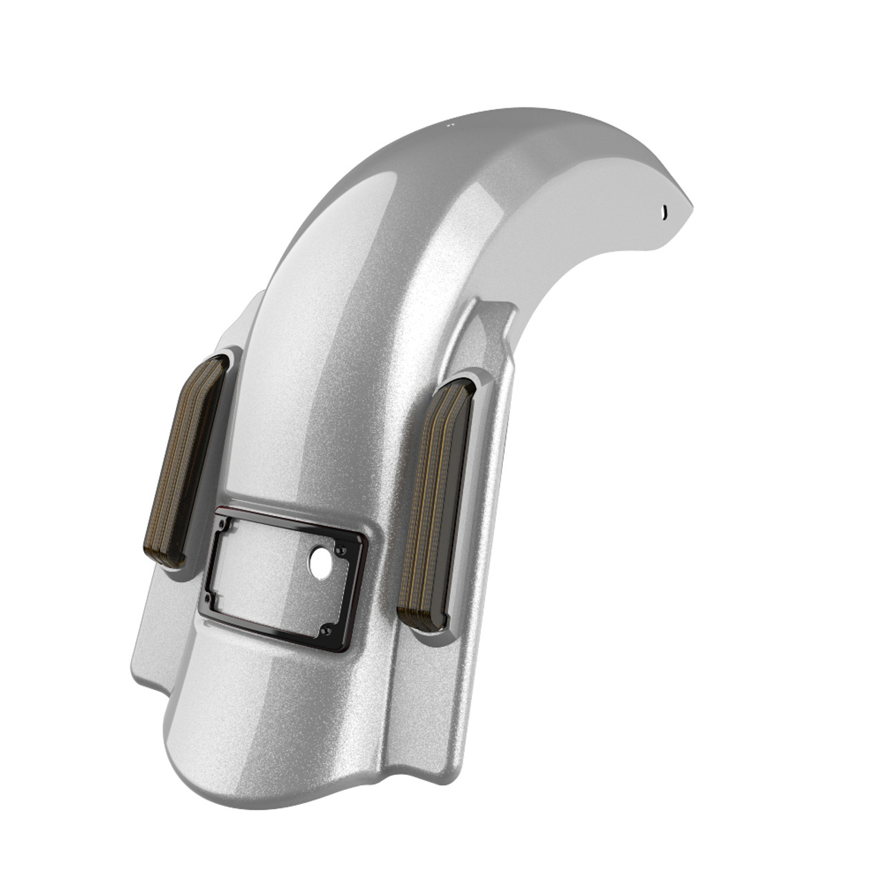 Advanblack Hard Candy Shattered Flake Dominator Stretched Rear Fender For 2014+ Harley Davidson Touring Models