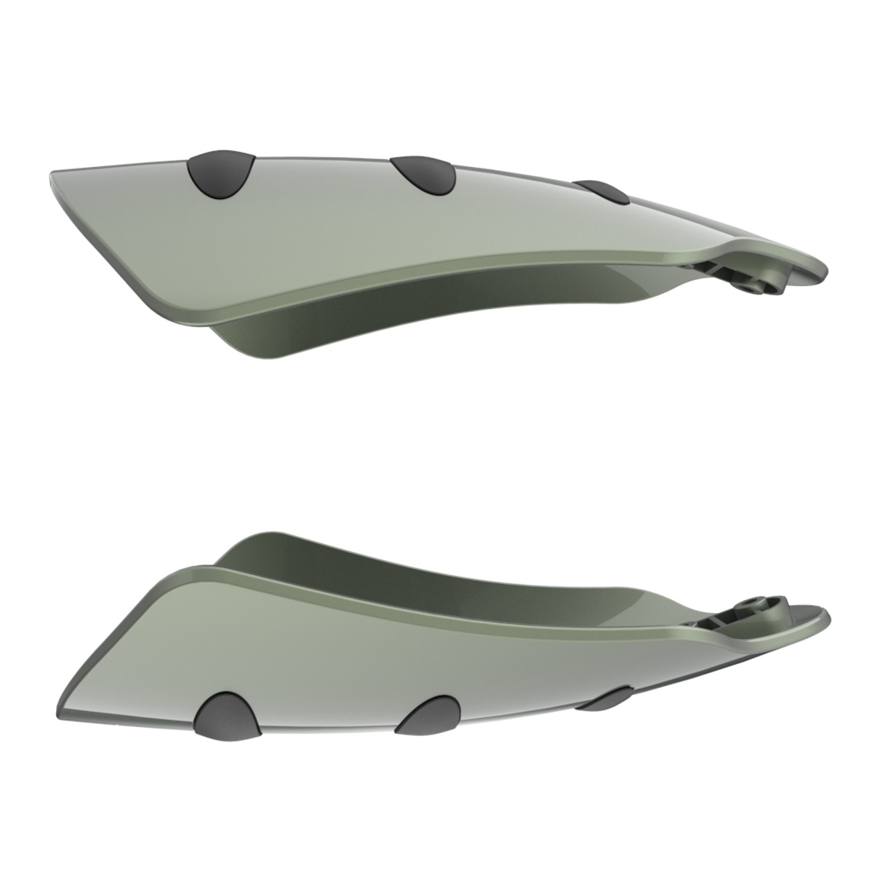 Deadwood Green Glossy hand guard for Harley Touring & Softails