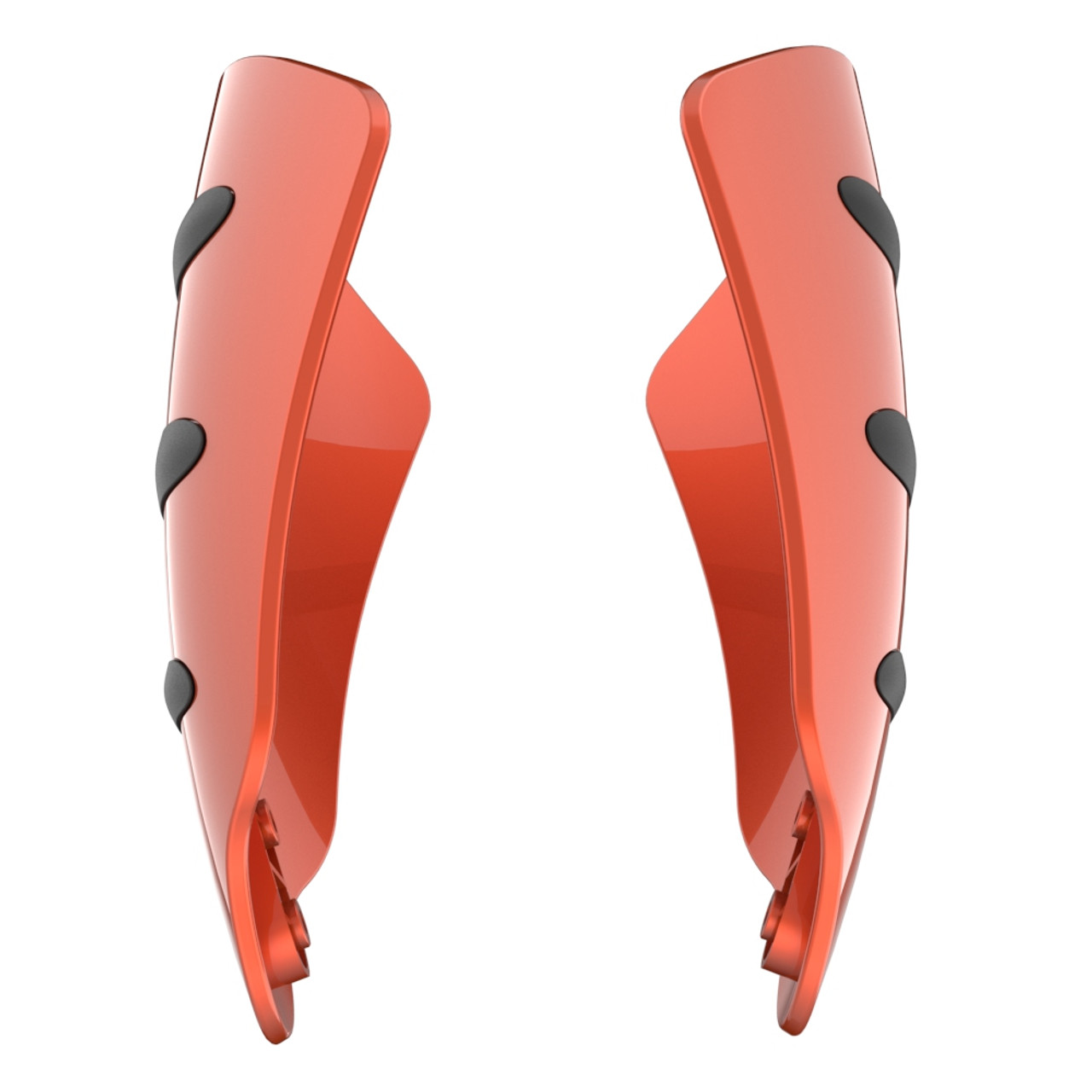 Orange Lava hand guard for Harley Touring & Softails