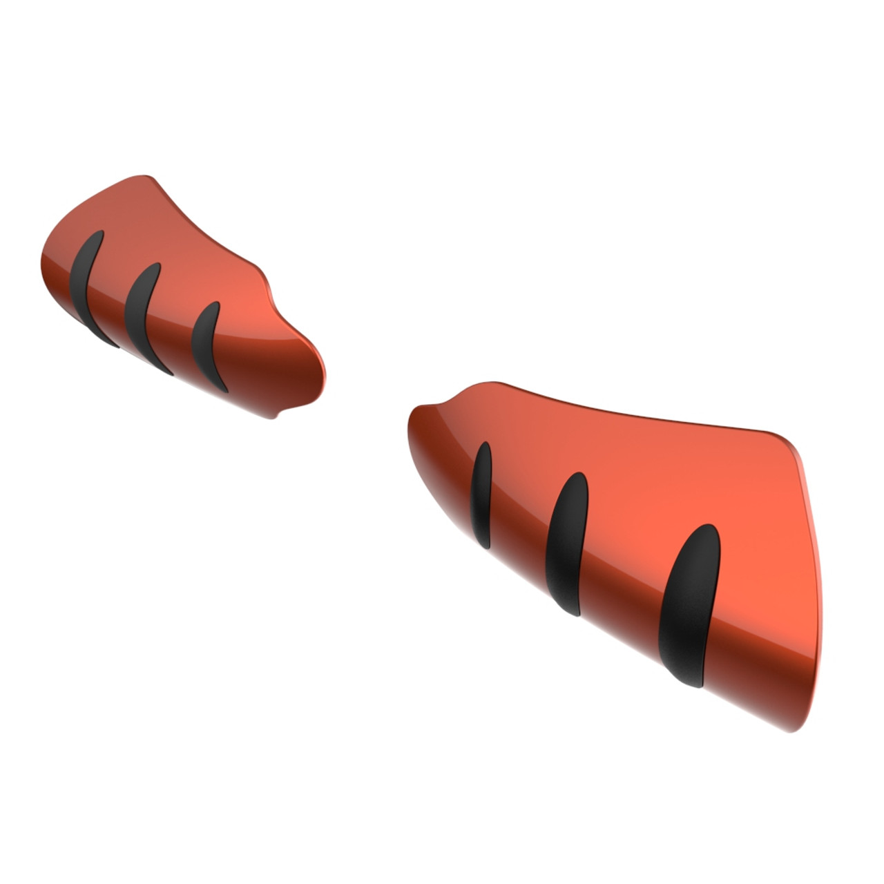Orange Lava hand guard for Harley Touring & Softails