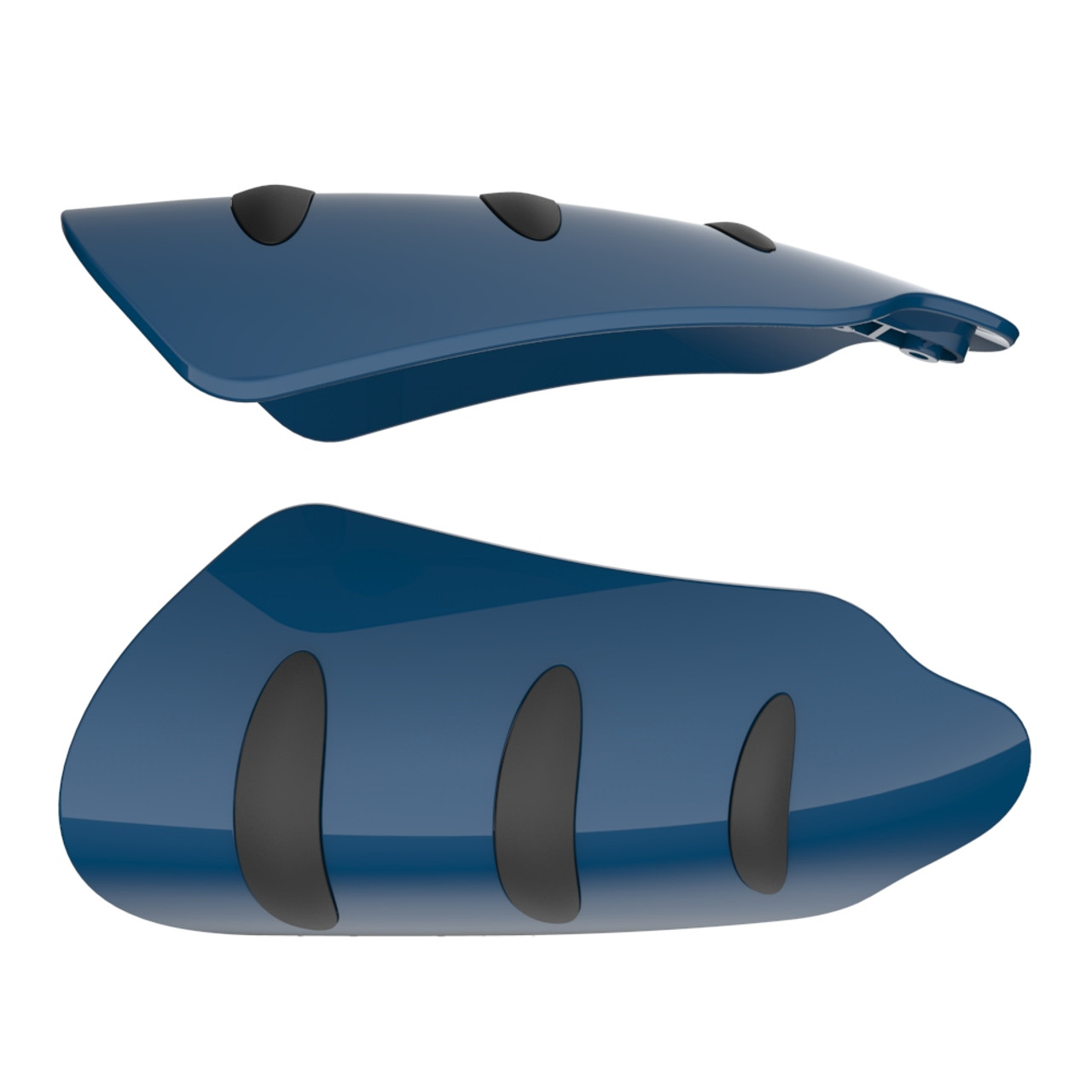 Reef Blue hand guard for Harley Touring & Softails