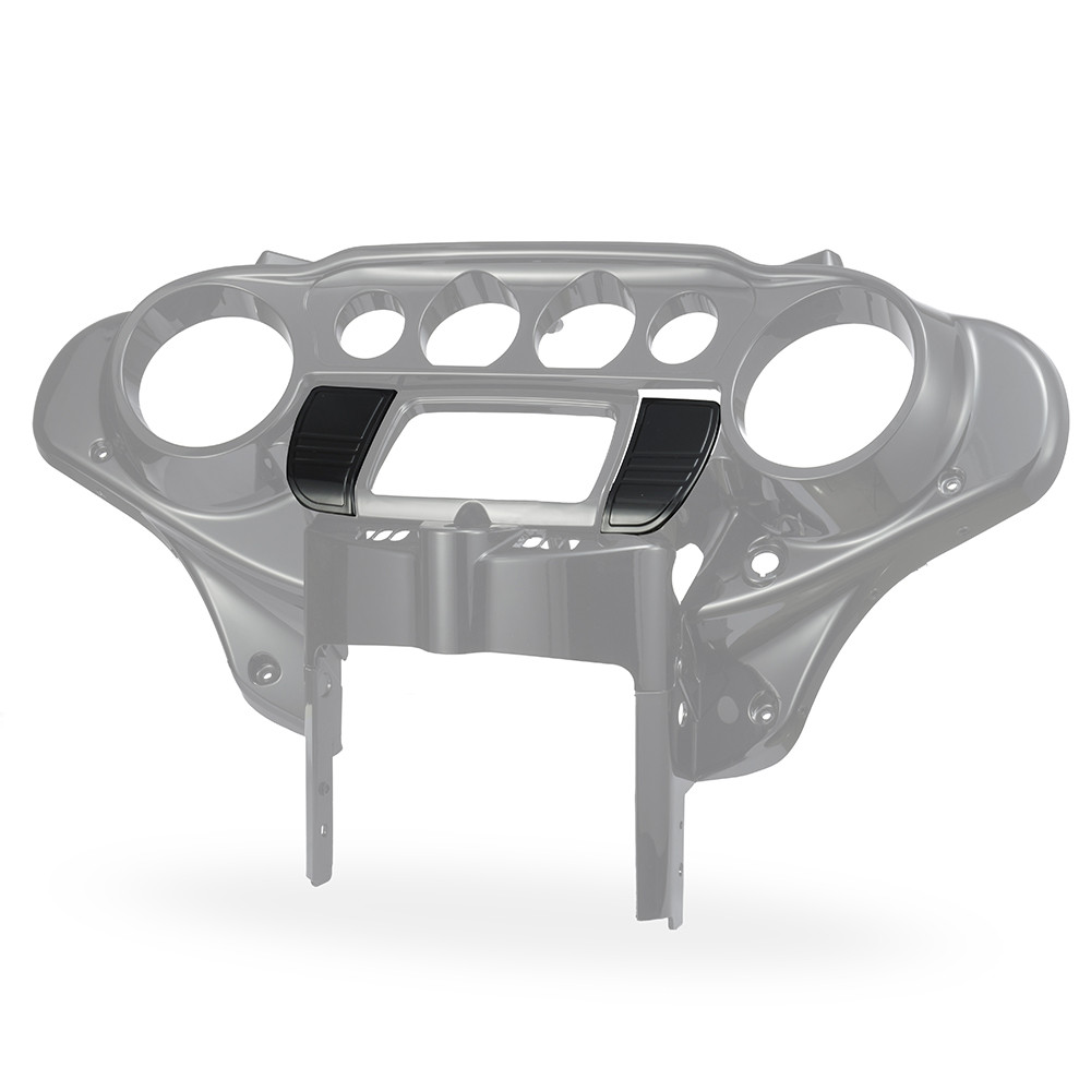 Advanblack Unpainted Batwing Inner Dash Fairings Cap Bagger for 2014+ Harley Davidson Street Glide/Electric Glide/Ultra Classic