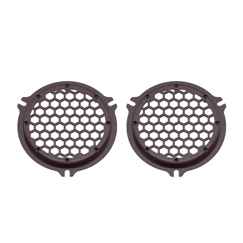 Advanblack x XBS Black Cherry HEX Speaker Grills For 2014+ Electric Glide / Street Glide Inner Fairing