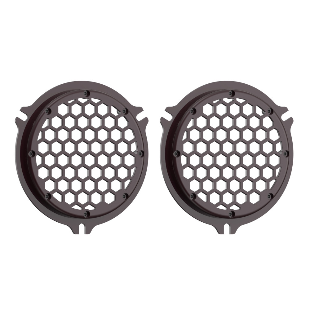 Advanblack x XBS Black Cherry HEX Speaker Grills For 2014+ Electric Glide / Street Glide Inner Fairing
