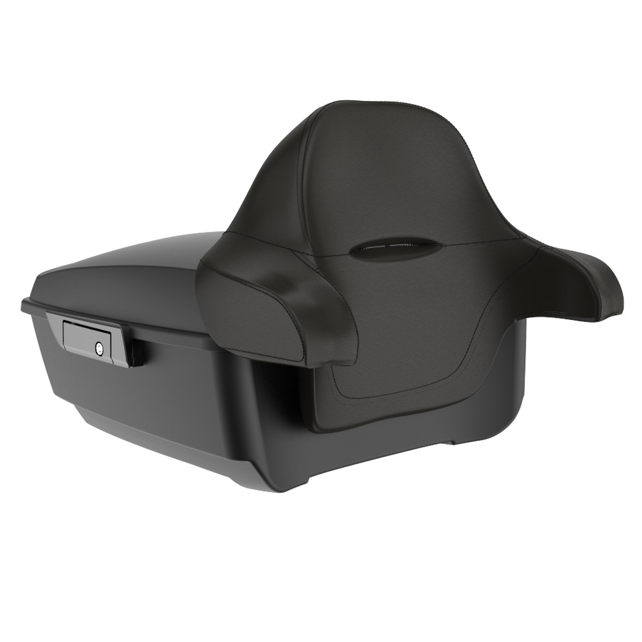 Advanblack King Tour Pack Denim Black fit '00-'22 Harley Davidson Touring Without Holes for Rear Speaker and Led Light