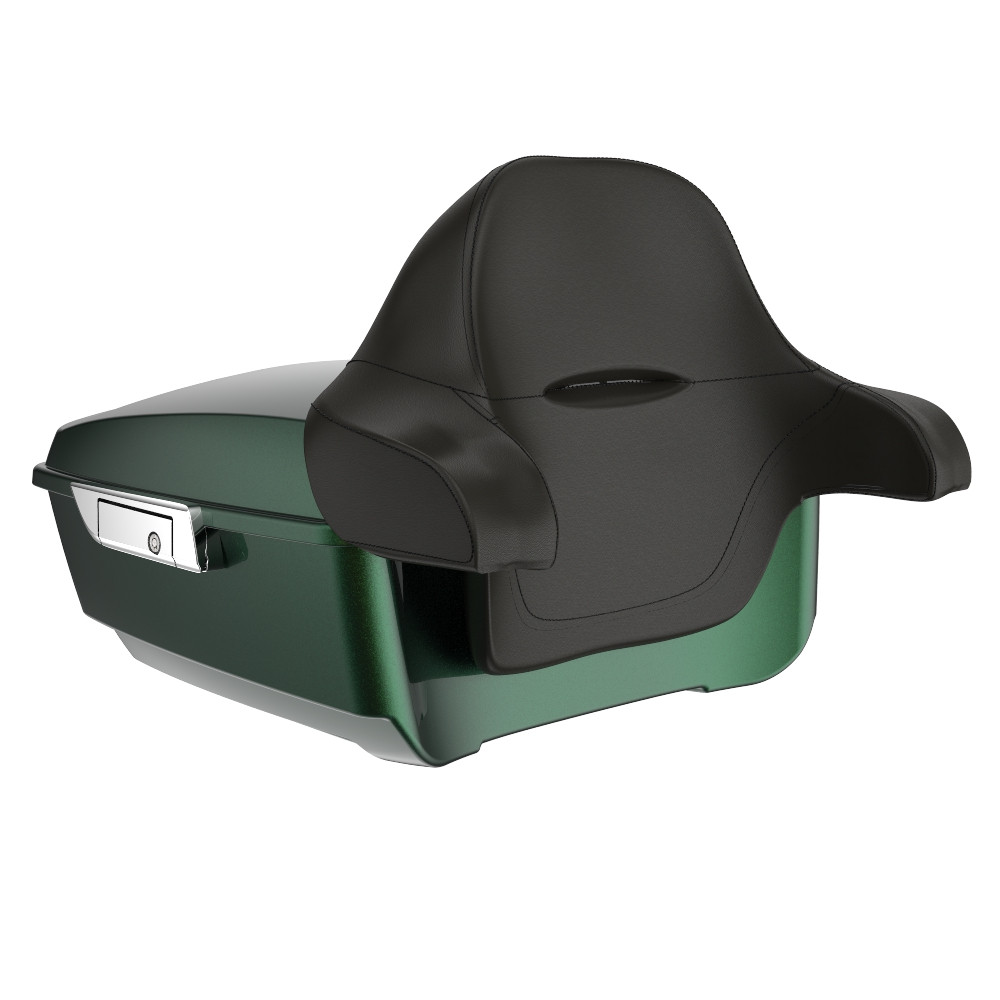 Advanblack Hard Candy Chameleon King Tour Pack Pad '97-'21 Harley Touring  Without Holes for Rear Speaker and Led Light