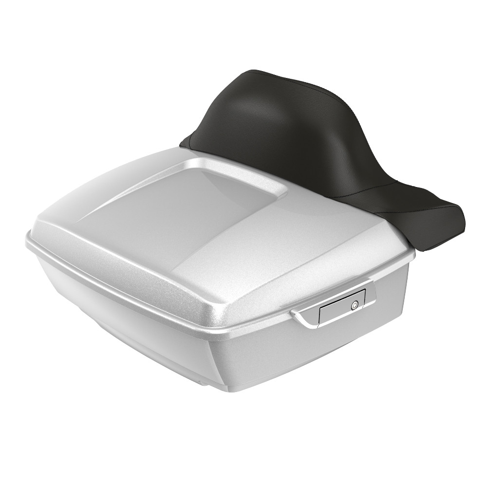 Advanblack Hard Candy Shattered Flake King Tour Pack Pad Luggage Trunk For '97-'21 Harley Touring