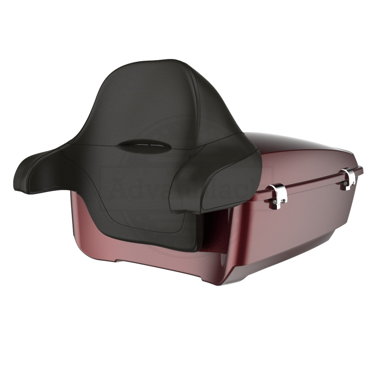 Advanblack Mysterious Red Sunglo King Tour Pack Pad Luggage Trunk For '97-'21 Harley Touring Street