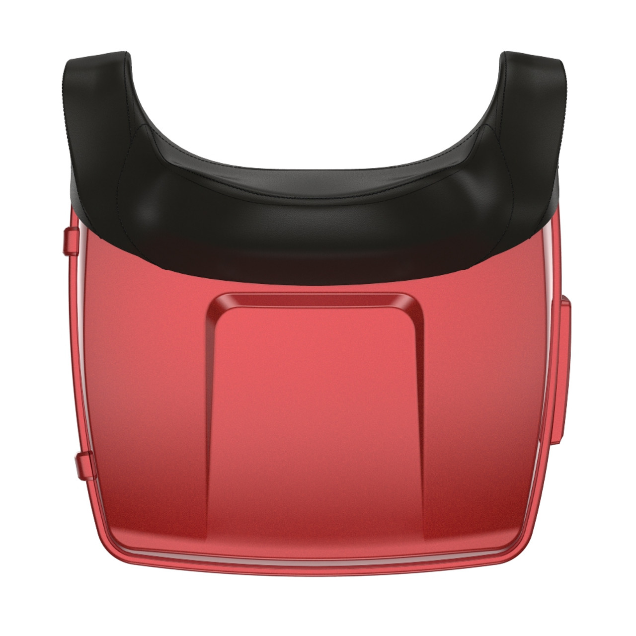 Ember Red Sunglo King Tour Pack Pad Luggage Trunk For '97-'23 Harley Touring