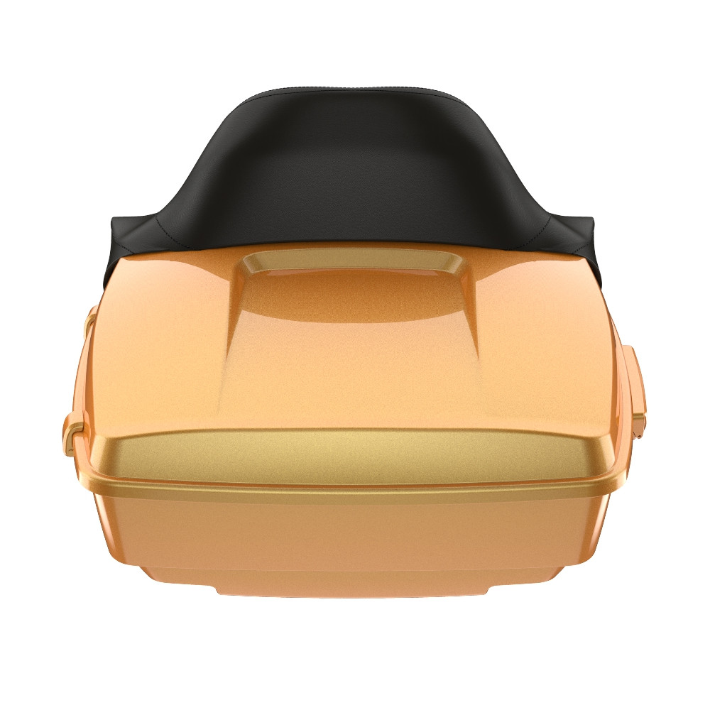 Hard Candy Gold Flake King Tour Pack Pad Luggage Trunk For '97-'23 Harley Touring