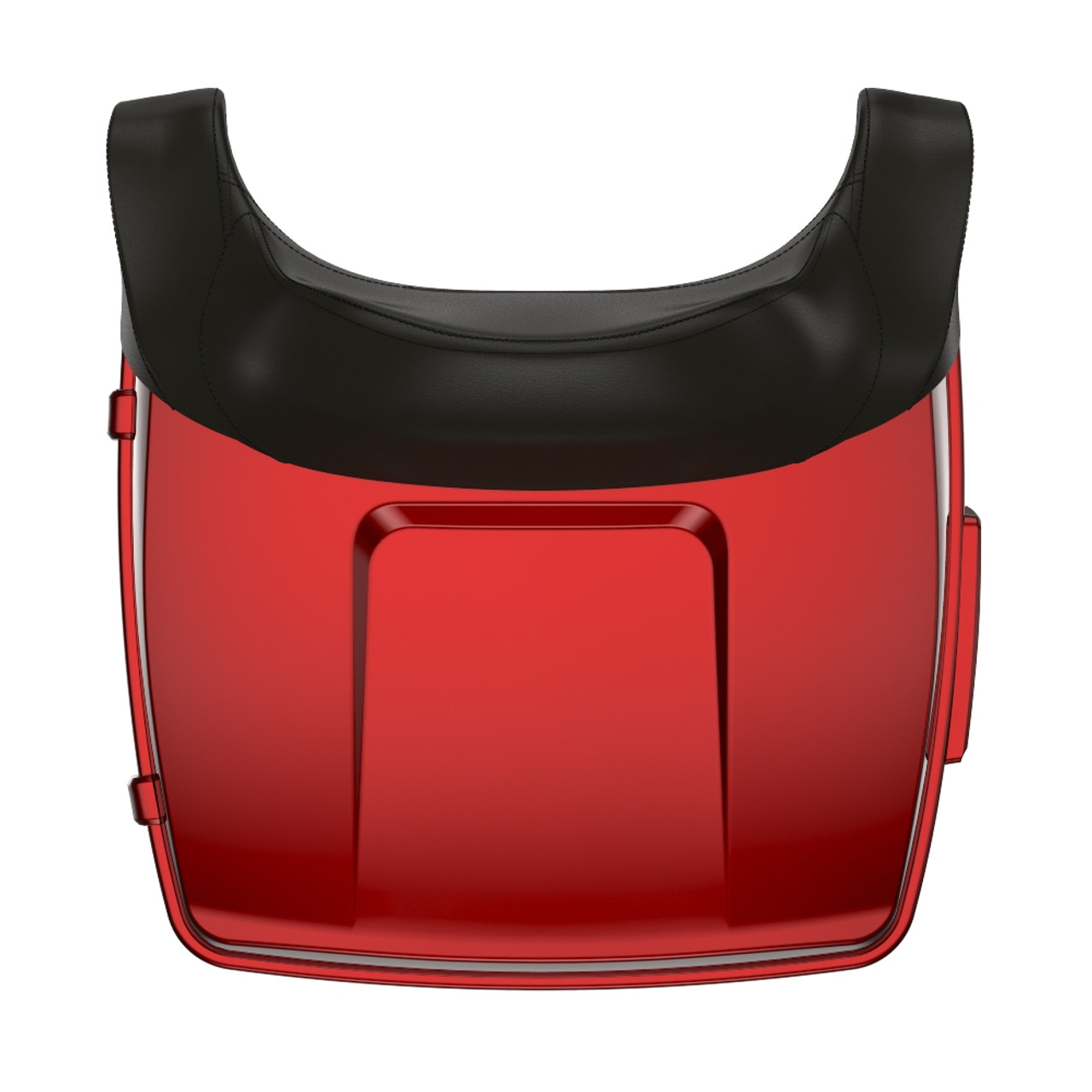 Heirloom Red Fade King Tour Pack Pad Luggage Trunk For '97-'23 Harley Touring