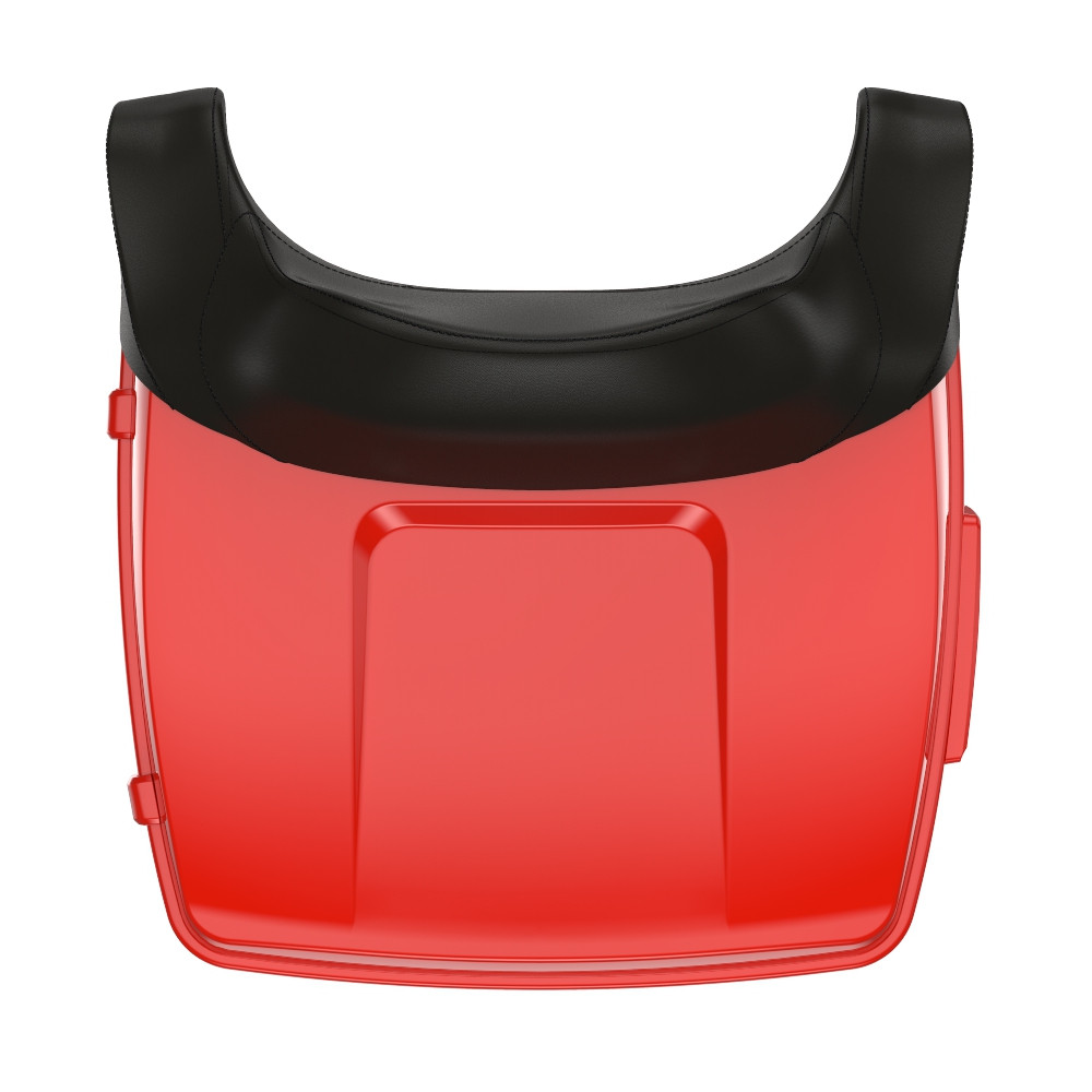 Performance Orange King Tour Pack Pad Luggage Trunk For '97-'23 Harley Touring