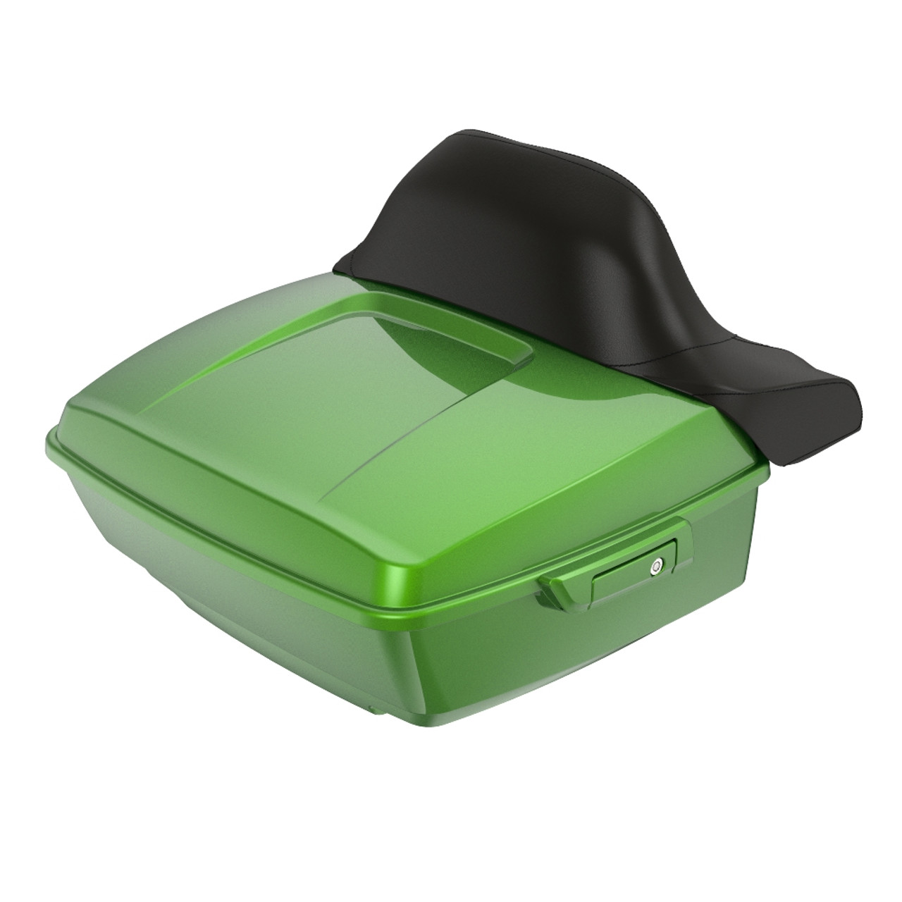 Radioactive Green King Tour Pack Pad Luggage Trunk For '97-'23 Harley Touring
