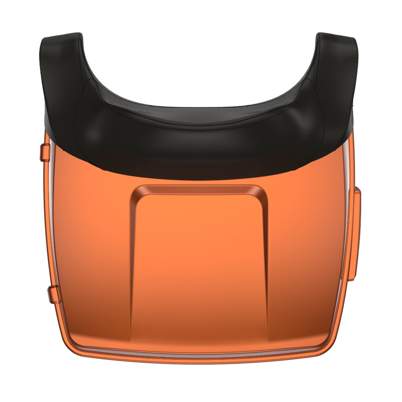 Scorched Orange King Tour Pack Pad Luggage Trunk For '97-'23 Harley Touring