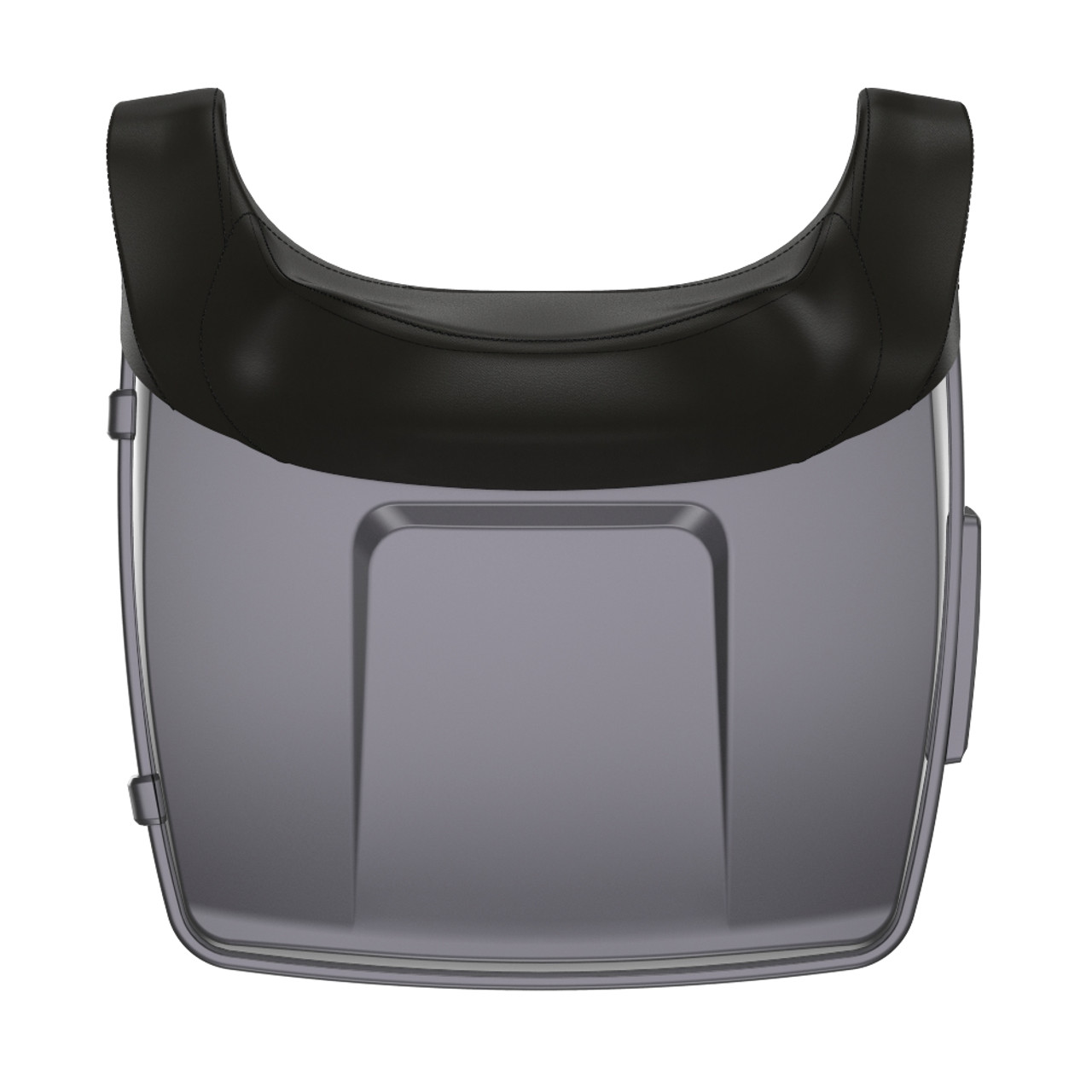 Smoke Gray King Tour Pack Pad Luggage Trunk For '97-'23 Harley Touring