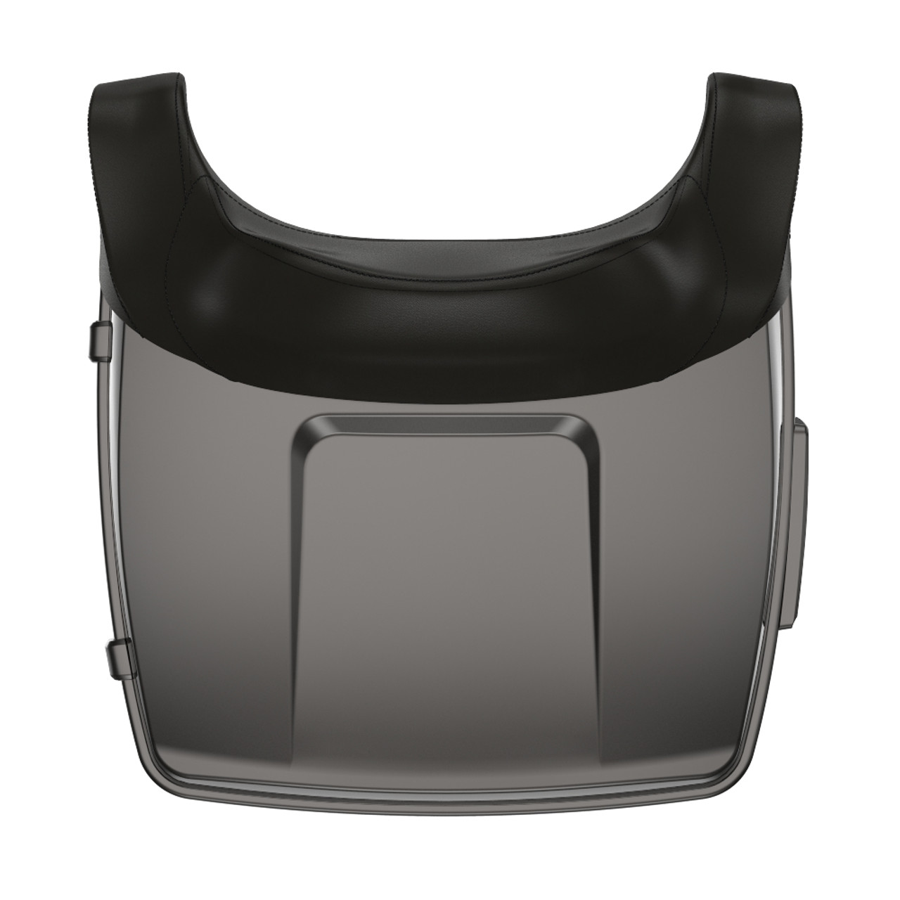 Silver Flux King Tour Pack Pad Luggage Trunk For '97-'23 Harley Touring