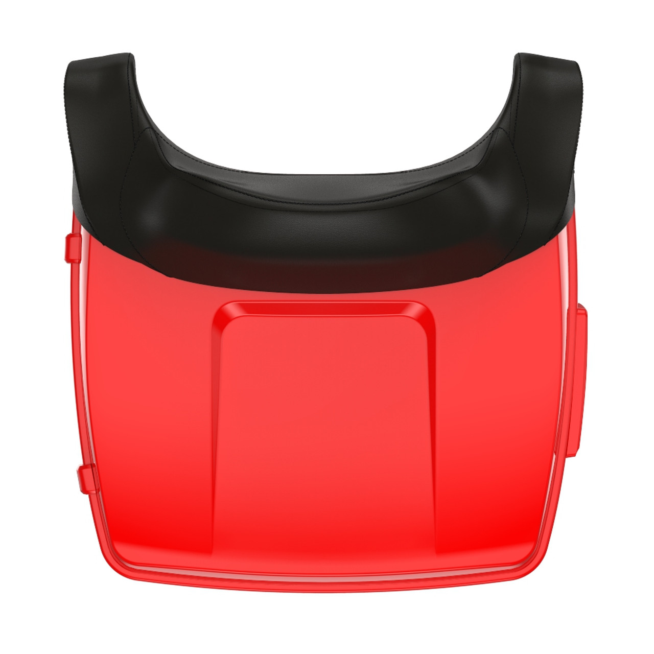 Scarlet Red King Tour Pack Pad Luggage Trunk For '97-'23 Harley Touring