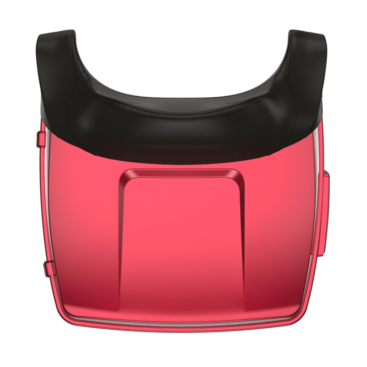 Velocity Red Sunglo King Tour Pack Pad Luggage Trunk For '97-'23 Harley Touring