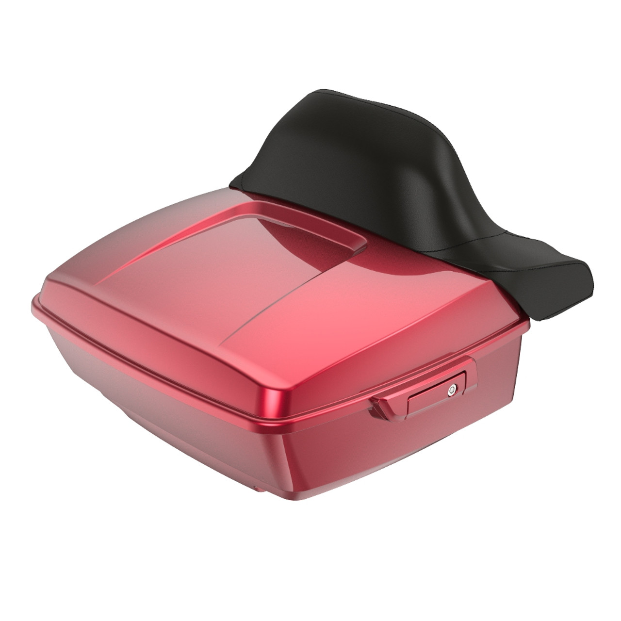 Velocity Red Sunglo King Tour Pack Pad Luggage Trunk For '97-'23 Harley Touring