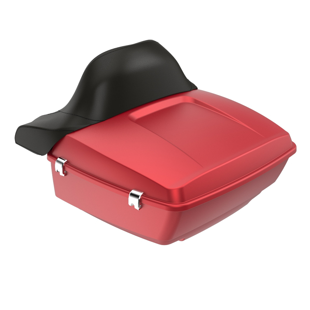 Advanblack King Tour Pack Pak Luggage Trunk Pad Ruby Smoke For '97-'21 Harley Touring Street Electra Road Glide