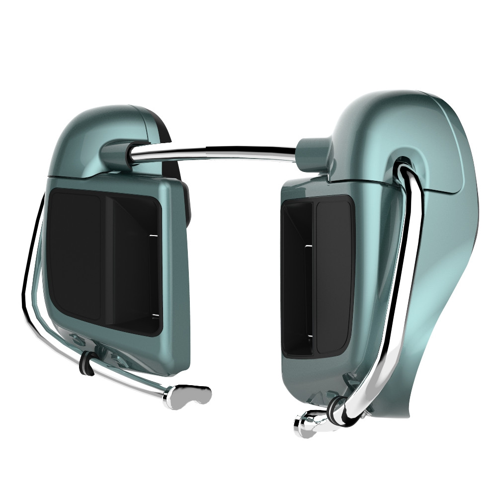 Silver Pine Rushmore Lower Vented Fairings for 2014+ Harley Davidson Touring