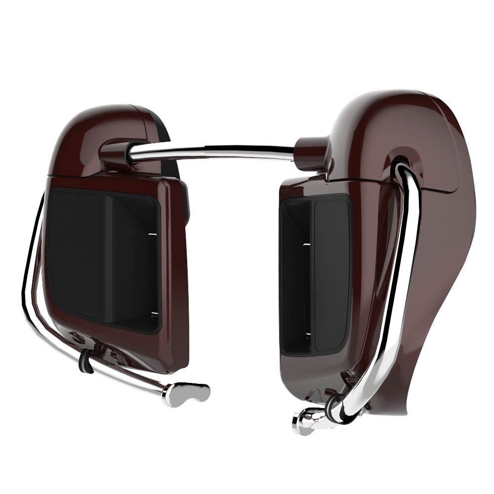 Advanblack Twisted Cherry Rushmore Lower Vented Fairings for 2014+ Harley Davidson Touring