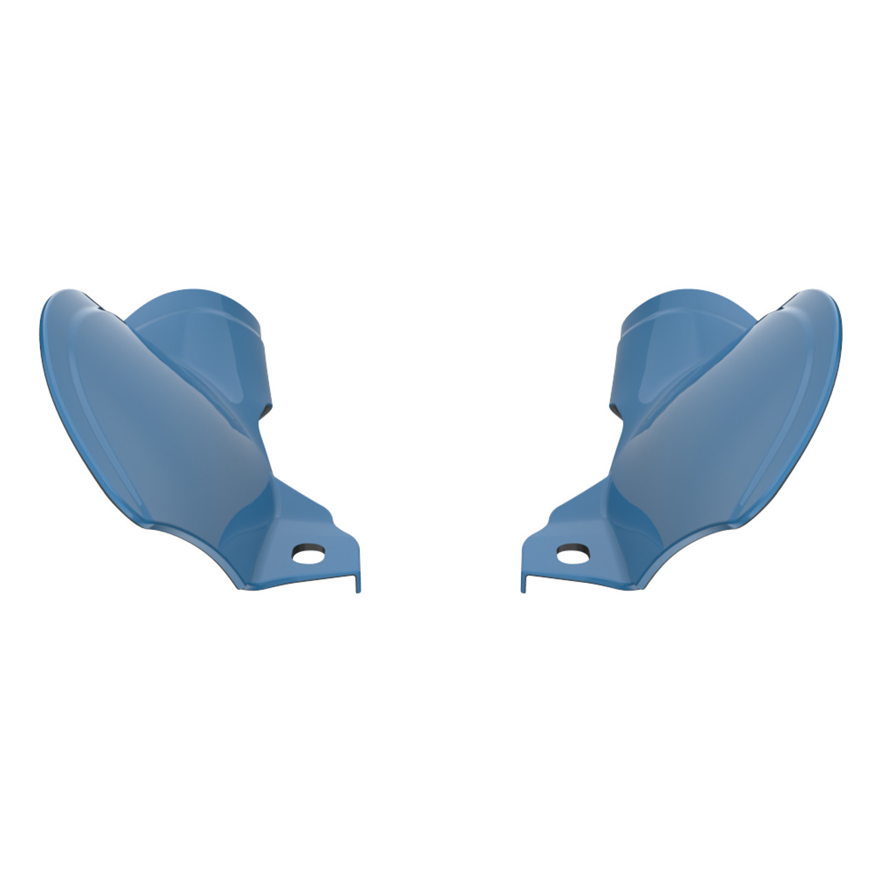 Billiard Teal MID-FRAME AIR DEFLECTORS HEAT SHIELD FOR '18-'23 HARLEY SOFTAIL