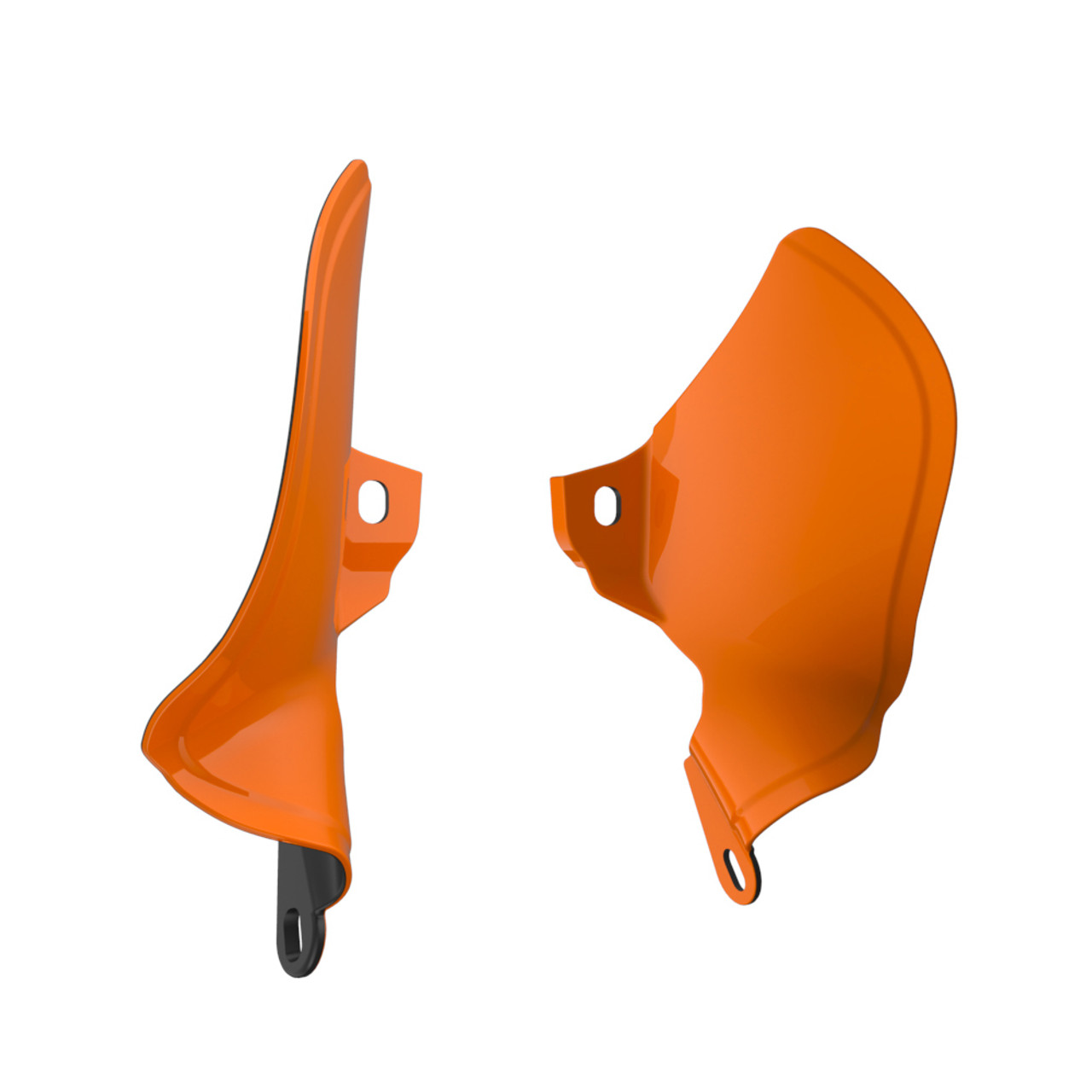 Baja Orange MID-FRAME AIR DEFLECTORS HEAT SHIELD FOR '18-'23 HARLEY SOFTAIL