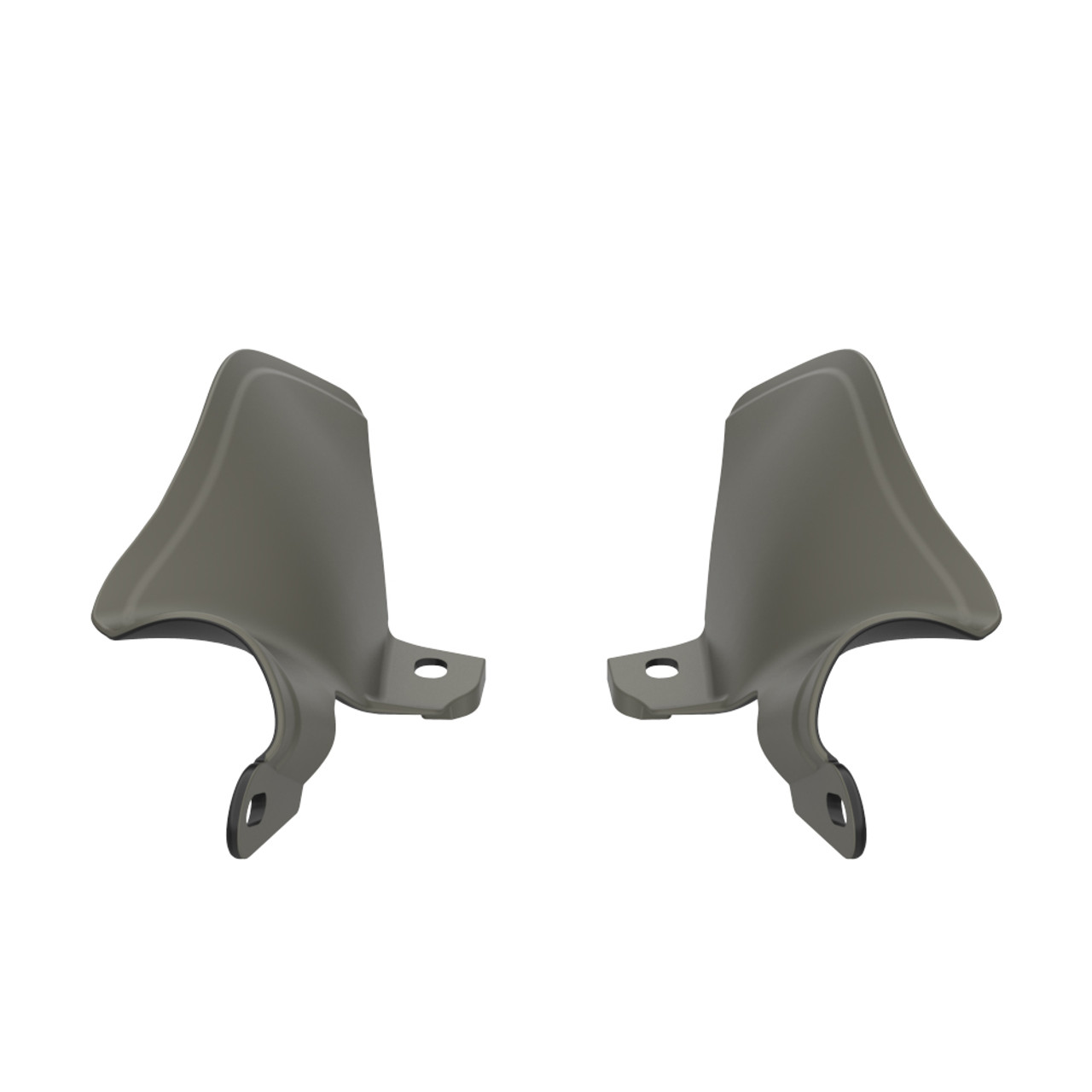 Industrial Gray Denim MID-FRAME AIR DEFLECTORS HEAT SHIELD FOR '18-'23 HARLEY SOFTAIL