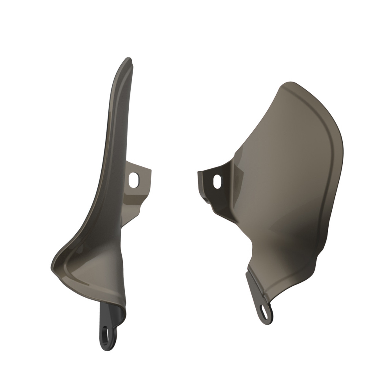 River Rock Gray MID-FRAME AIR DEFLECTORS HEAT SHIELD FOR '18-'23 HARLEY SOFTAIL