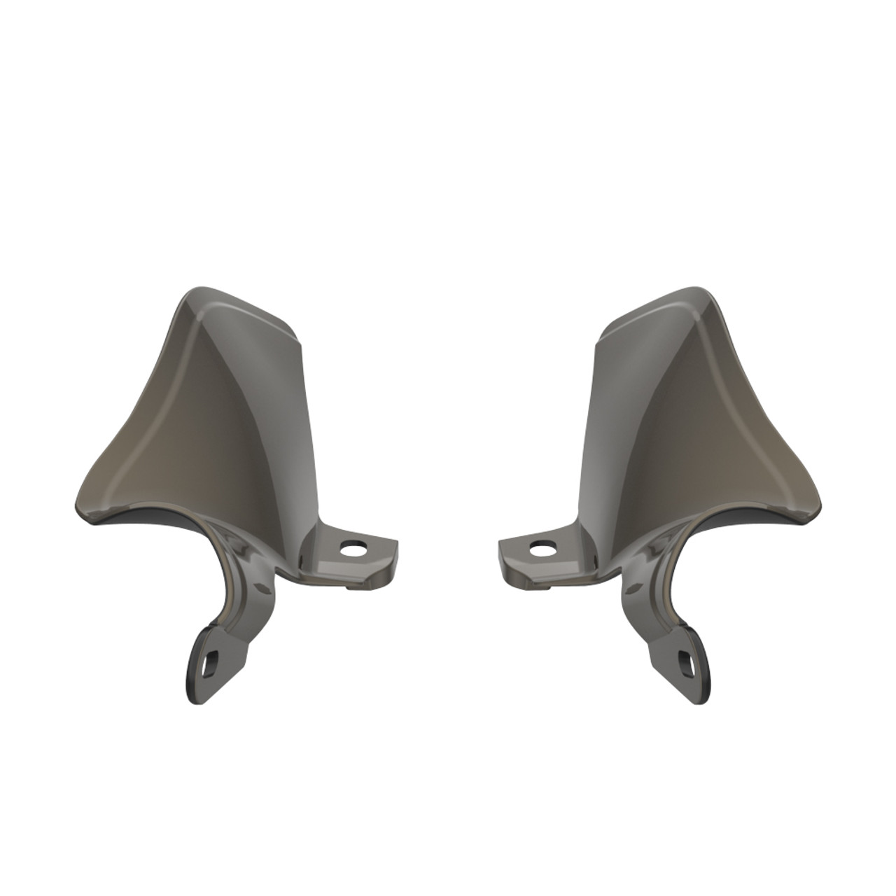 River Rock Gray MID-FRAME AIR DEFLECTORS HEAT SHIELD FOR '18-'23 HARLEY SOFTAIL