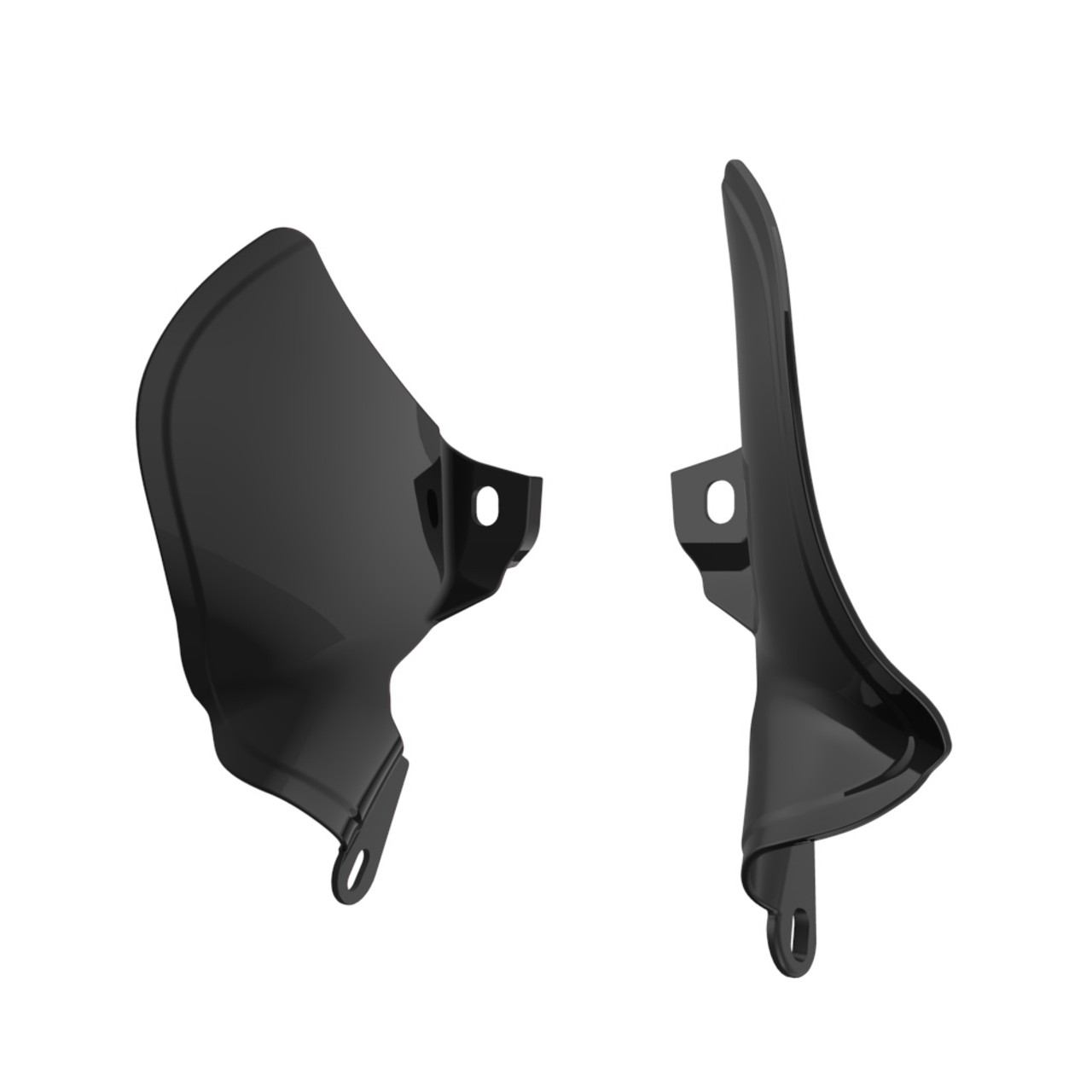 Vivid Black MID-FRAME AIR DEFLECTORS HEAT SHIELD FOR '18-'23 HARLEY SOFTAIL